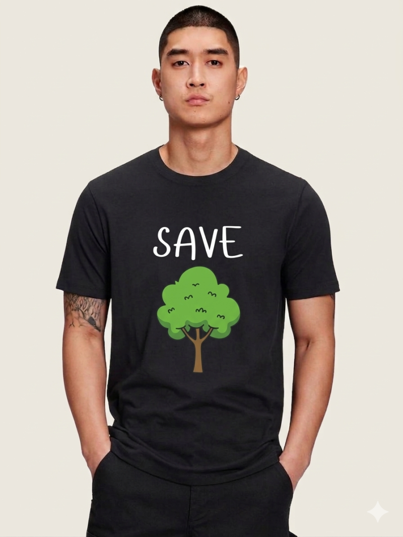 Save Trees — Clean Aesthetic Eco-Friendly T-Shirt - Unisex - Cotton