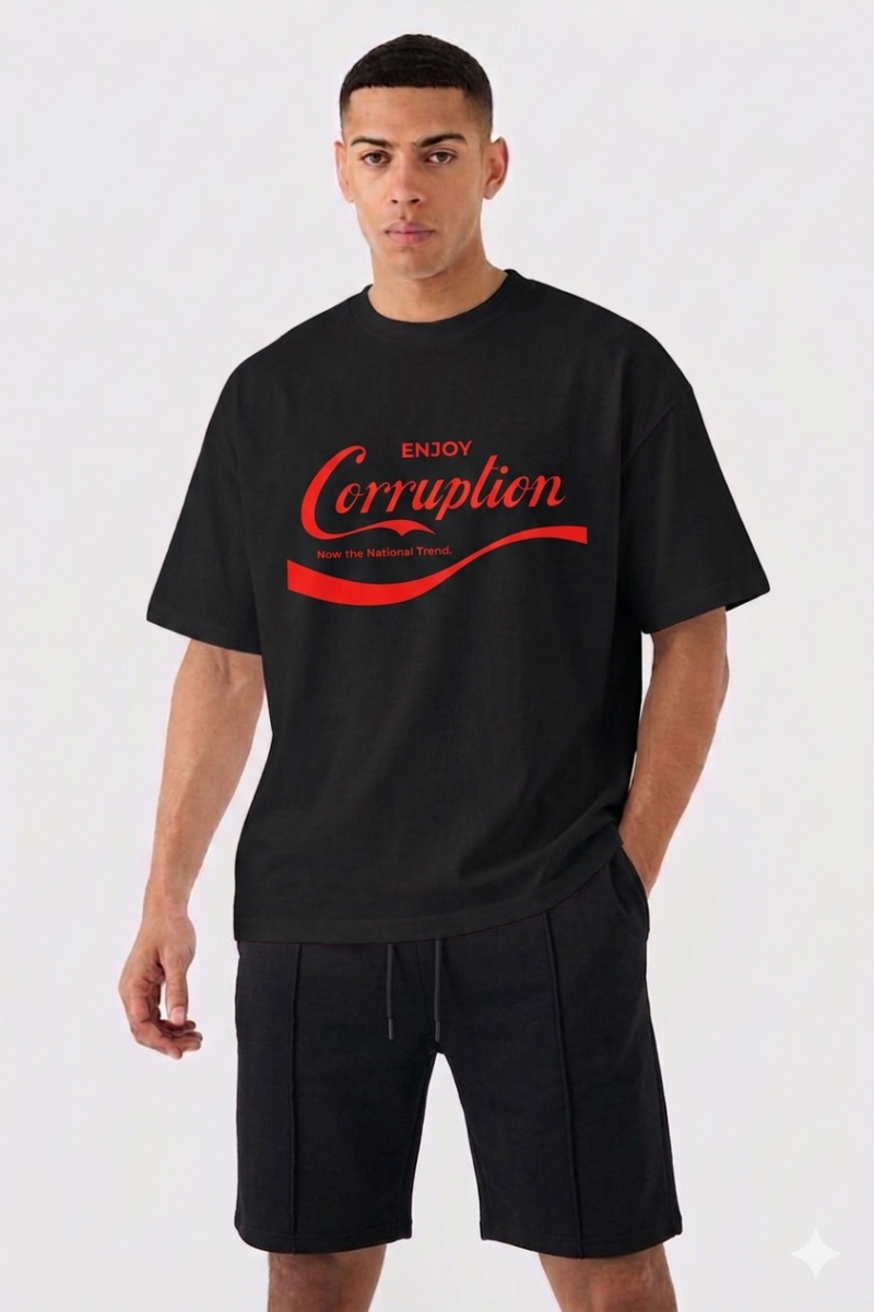 Stop Corruption – Oversized Tshirt Collections
